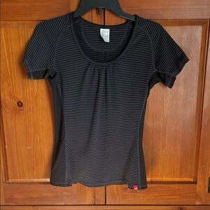 TNF the north face size small Black Striped Women's Top